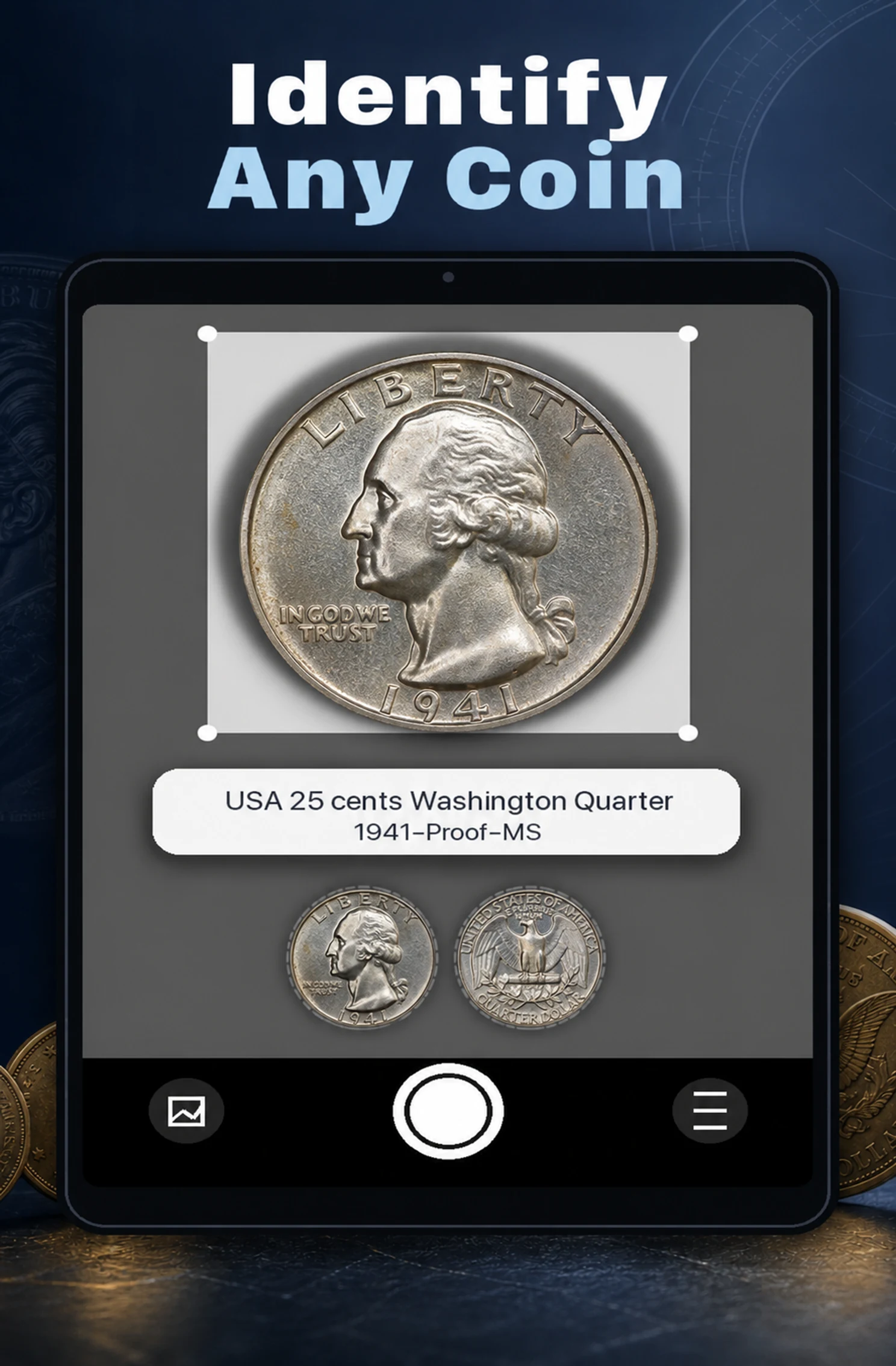 HeriBase: AI Coin Identifier screenshot