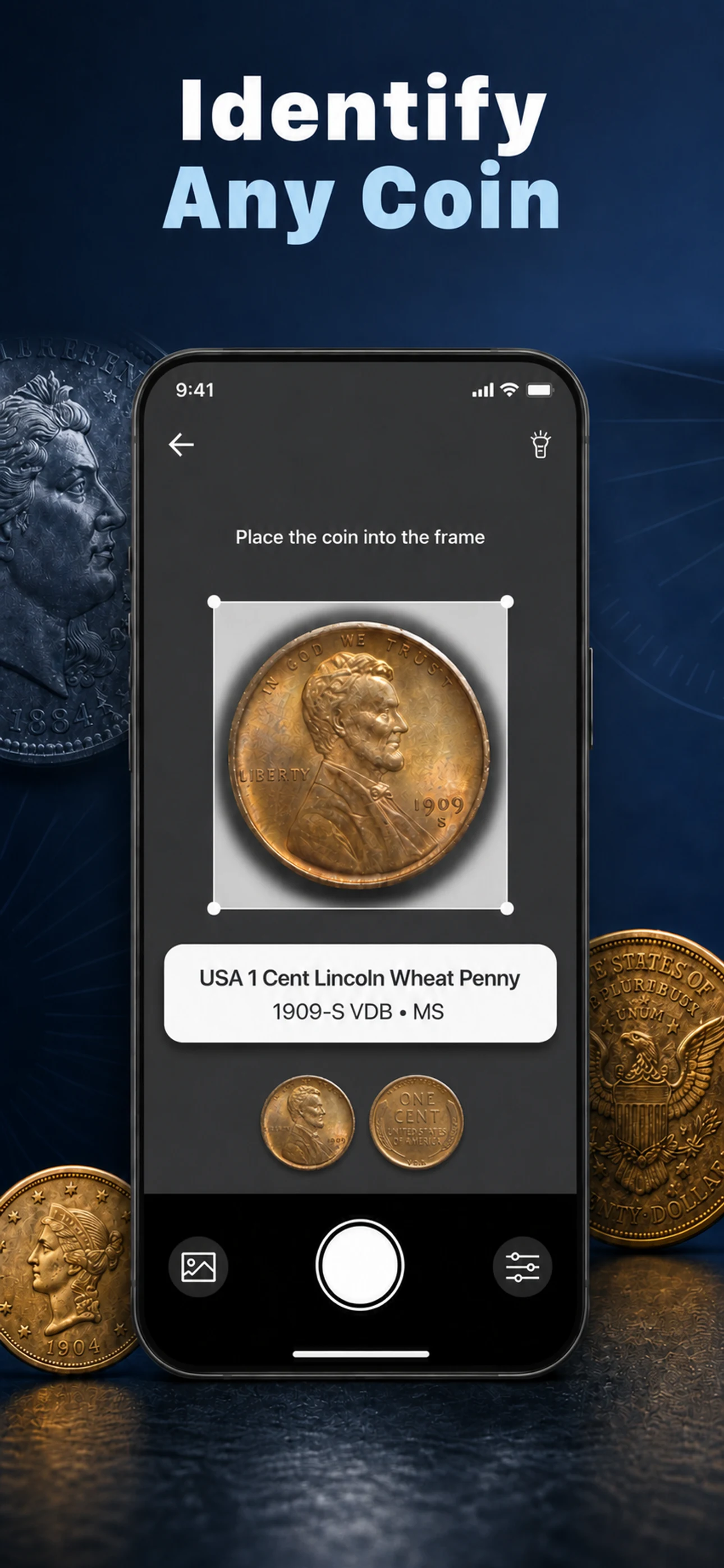 HeriBase: AI Coin Identifier screenshot
